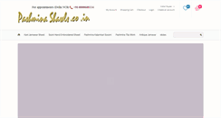 Desktop Screenshot of pashminashawls.co.in